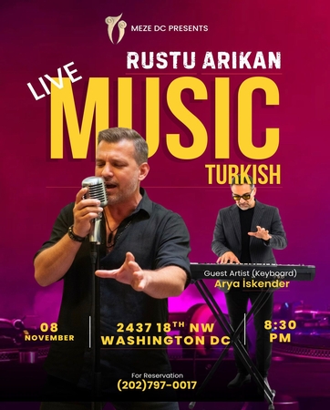 Rüştü Arıkan ile Canlı Türk Müziği Gecesi – Meze DC