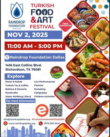 Turkish Food & Art Festival – Dallas (Türk Kültür ve Sanat Festivali 2025)