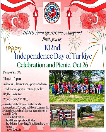 Cumhuriyet Bayramı Maryland 2025 | Turkish Republic Day Celebration